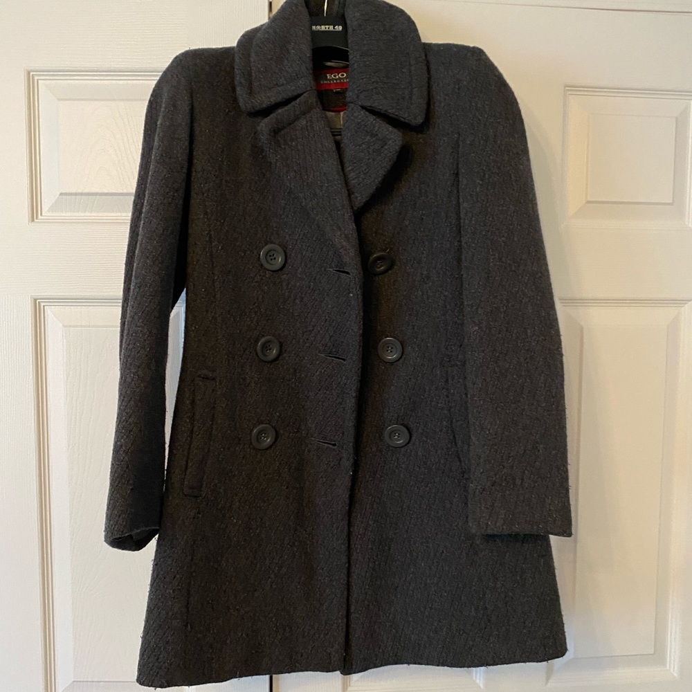Grey Peacoat